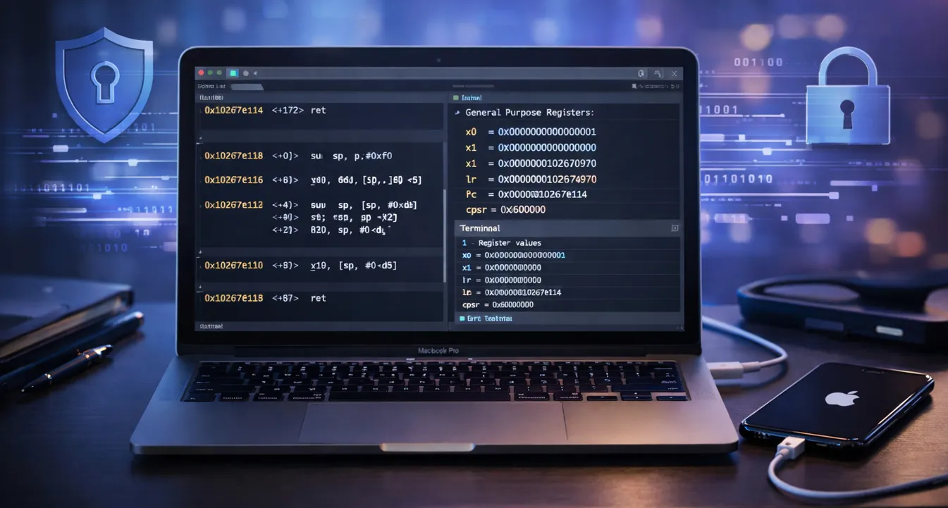 iOS Jailbreak Detection Bypass Using LLDB | Kyrillos Nady